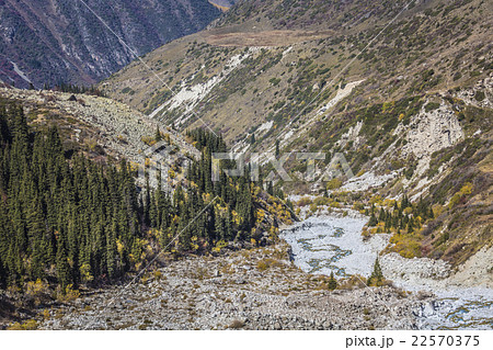 The panorama of mountain landscape of Ala-Archa 22570375