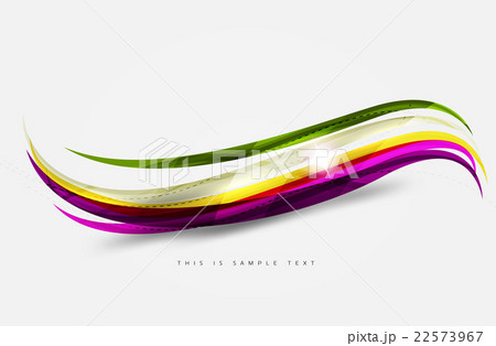 Wavy glossy futuristic swirl 22573967
