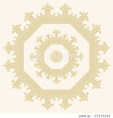 Circular ornament. Mandala 22574204