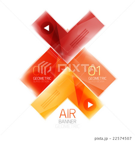 Color glossy glass arrow banner Color glossy glass arrow banner 22574507