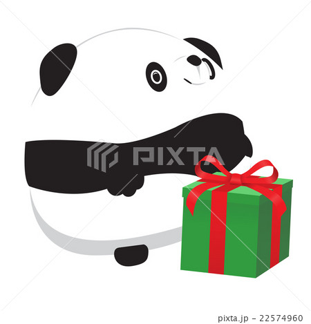 Panda and gift Panda and gift 22574960