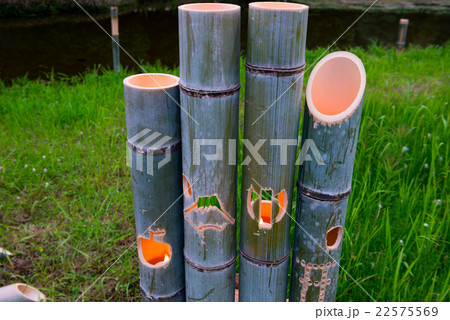 竹灯篭の夕べ 22575569