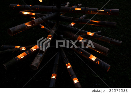 竹灯篭の夕べ 22575588