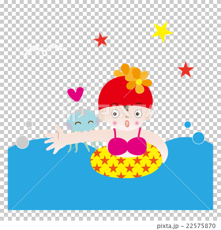 Swimsuit girl bitten by jellyfish 22575870