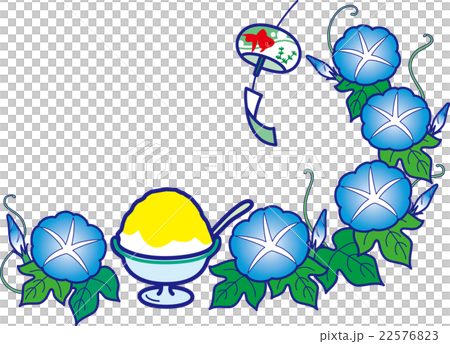 Morning glory and shaved ice lemon wind chimes summer Morning glory and shaved ice lemon wind chimes summer 22576823