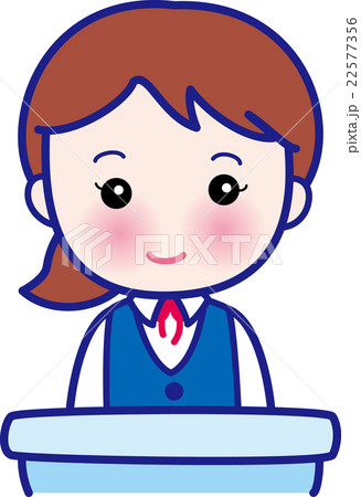 受付窓口　女性 22577356