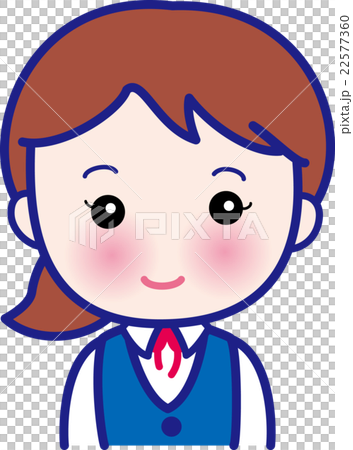 Reception desk clerical worker woman 22577360