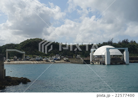 沖縄県宮古島の島尻港。大神島との往来。2016年2月28日 沖縄県宮古島の島尻港。大神島との往来。2016年2月28日 22577400