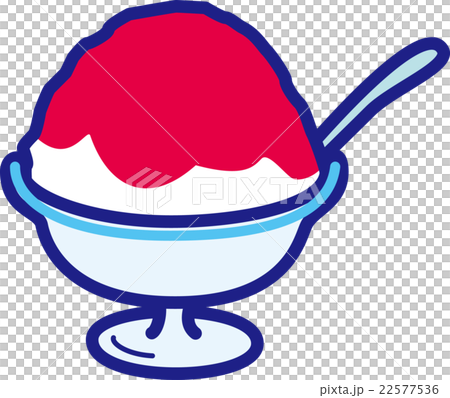 かき氷イチゴ　夏 22577536