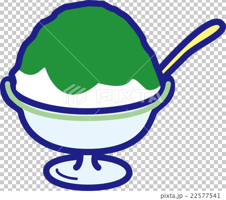 Shaved ice Matcha in summer 22577541
