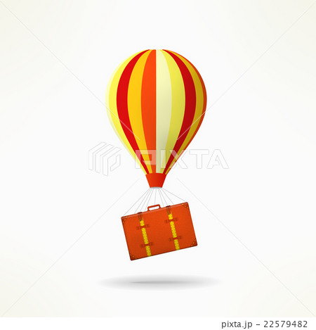 Travel case with balloon. Mooving and travelling 22579482