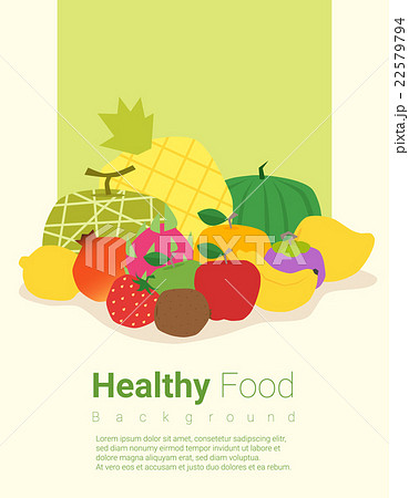 Healthy food background with fruits 2 Healthy food background with fruits 2 22579794