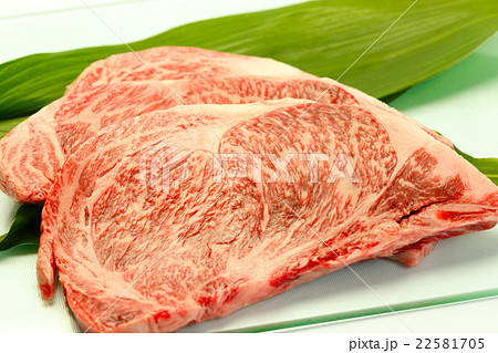 食肉　国産和牛　ステーキカット 22581705