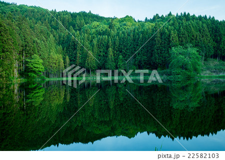 龍王ヶ渕（奈良県宇陀市の風景） 22582103