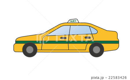 タクシー_カラー 22583426