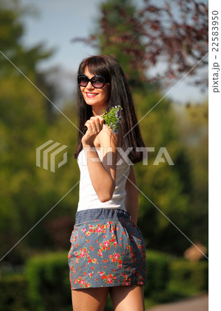 portrait happy girl outdoor portrait happy girl outdoor 22583950
