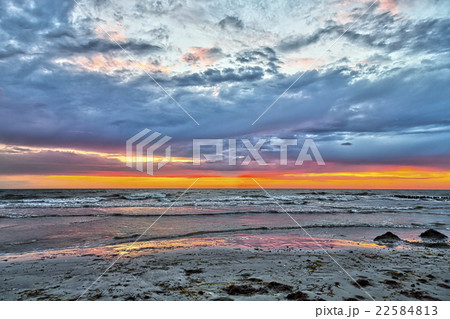sunset at the baltic sea, HIddensee island sunset at the baltic sea, HIddensee island 22584813