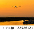 松山空港の夕景 22586121