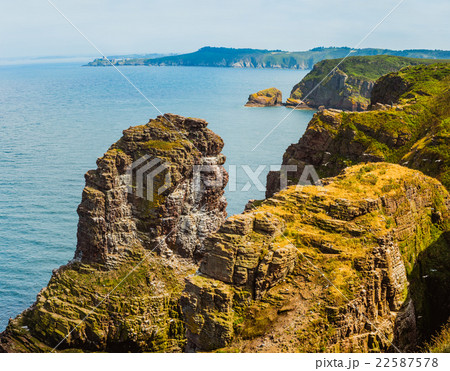 coastal landscape Bretagne, France 22587578