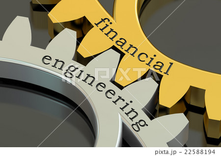 Financial Engineering concept on the gearwheels 22588194