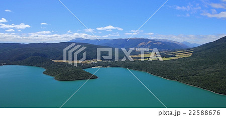 Turquoise Lake Rotoiti and village St Arnaud 22588676