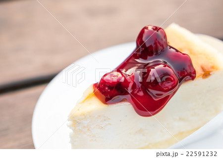 Slice of New York Cheesecake 22591232