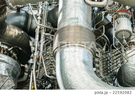 Closeup of space engine 22592082