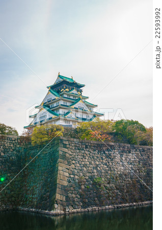 Osaka castle in Osaka Japan 22593992