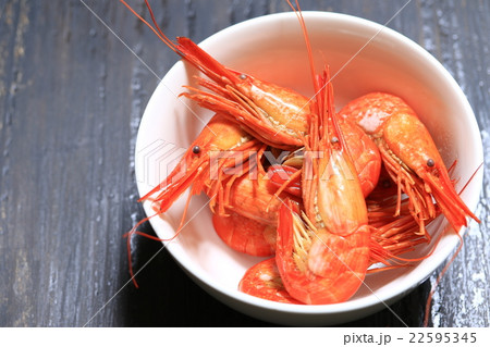 茹でたホッカイシマエビ♪ 22595345
