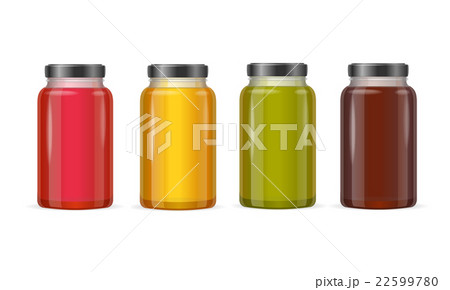 Jar Glass with Jam or Juice. Vector Jar Glass with Jam or Juice. Vector 22599780