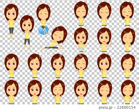 Fitness female set (Medium straight) Fitness female set (Medium straight) 22600154