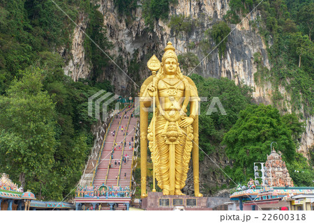 Batu Caves statue near Kuala Lumpur, Malaysia. 22600318