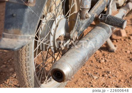 Old and rusty motorcycle 22600648