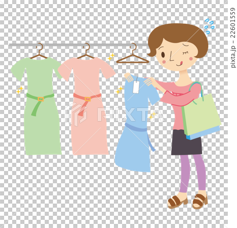 衝動買いがやめられない女性 22601559