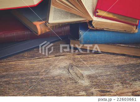 Bookshelf , retro toned 22603661