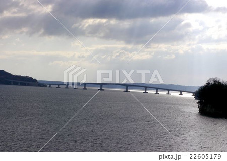 朝の能登島大橋 朝の能登島大橋 22605179