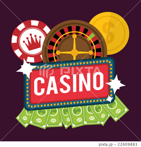 Casino icon designのイラスト素材 [22609883] - PIXTA