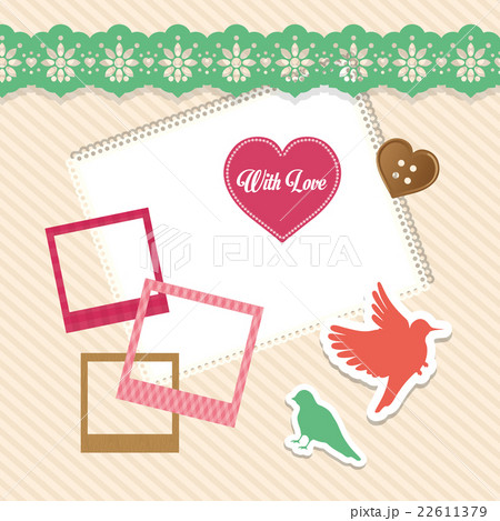 Design of Scrapbook icons, vector design 22611379