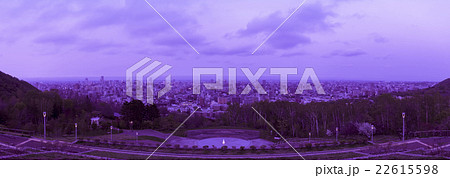 夕暮れの札幌（パノラマ撮影） 22615598