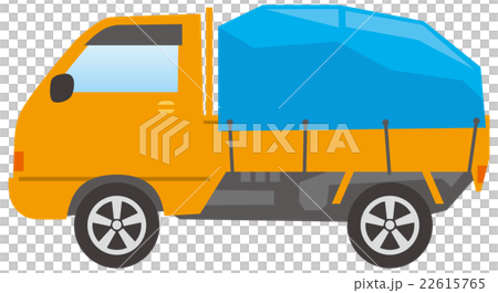 Illustration carrying baggage in a truck 22615765
