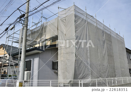 屋根外壁リフォーム 足場 屋根外壁リフォーム 足場 22618351