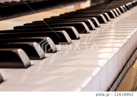 closeup of a piano keyboard 22618902