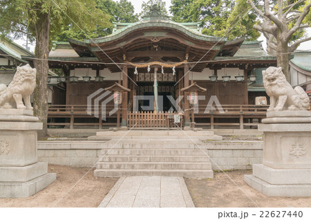 神戸 河内国魂神社本殿の写真素材