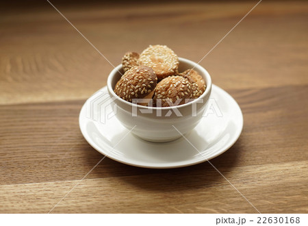 Homemade cookies with sesame seeds-2. 22630168