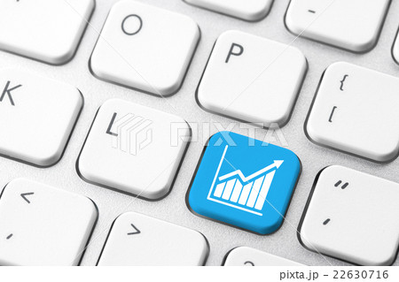 Business & e-commerce icon on computer keyboard bu 22630716