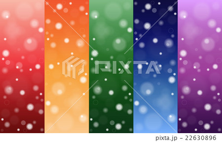 Multi-colored backgrounds, circles, snow. Set. 22630896