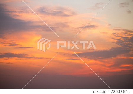 Sunset and sky in twilight time Sunset and sky in twilight time 22632673