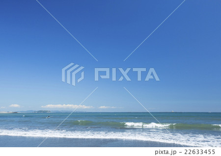 茅ヶ崎の海と江ノ島 22633455