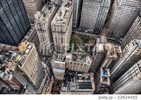 Manhattan skyscrapers in Downtown 22634405