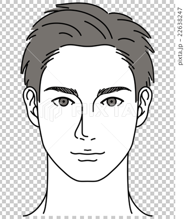 清潔感のある男性のイラスト素材